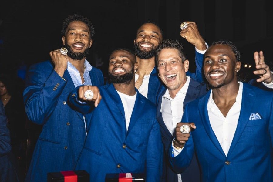 LA Rams' Super Bowl Rings Contain 20 Carats of Diamonds, Turf and